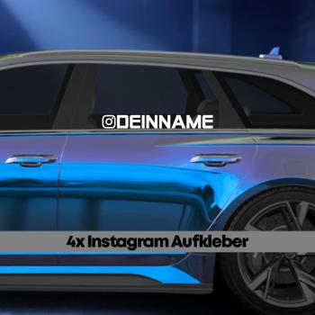Instagram Aufkleber - 4er Set